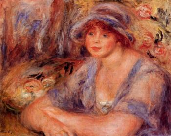 Pierre Auguste Renoir : Andree in Blue, Andree Heurschling